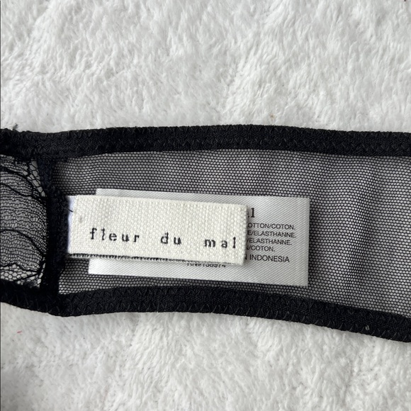 Fleur Du Mal Sophie Lace Ouvert Cheeky Panty - Picture 13 of 16